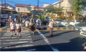 Polsek Mapanget Gelar Pos cakalang, Arus Lalu Lintas di Jalan A.A. Maramis Terpantau LancarHumas Polresta