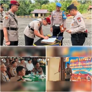 Polres Mitra Gelar Sertijab Kasat Reskrim, Iptu Tengku Said Hafiz Gantikan AKP Lutfi