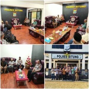 Pererat Silaturahmi dan Sinergitas, Kapolres Bitung Sambut Hangat Pengurus KKJ Satya Bhakti