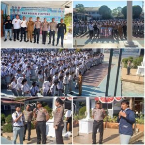 Police Goes To School, Polsek Maesa Dekatkan Polisi dengan Pelajar SMAN 2 Bitung